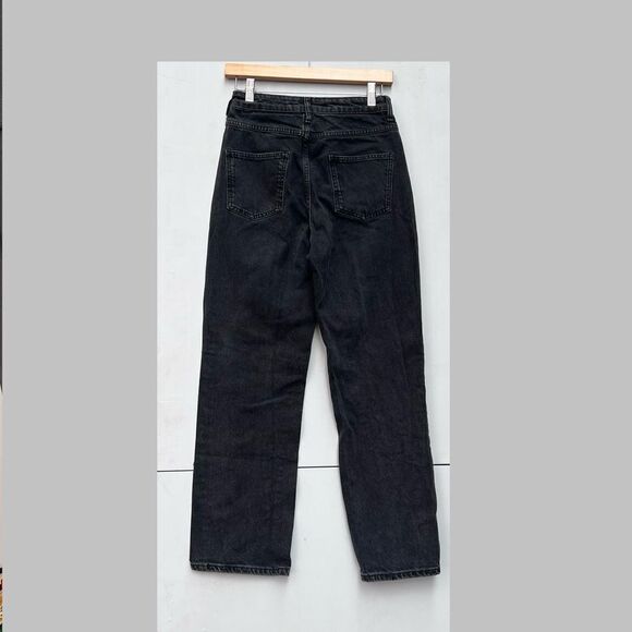 Zara Z1975 Straight Leg Jeans with Zippers size 2 - Picture 1 of 5